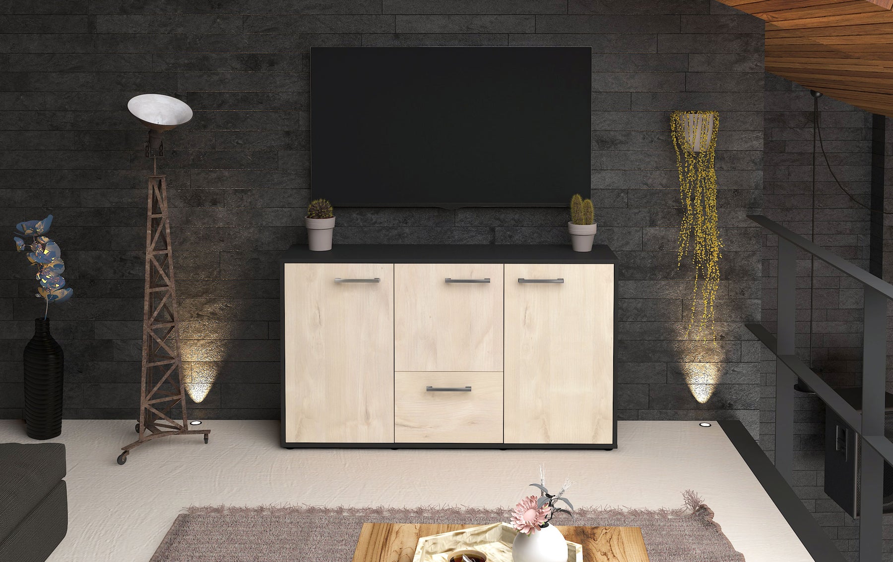 Sideboard Diana, Zeder Studio (136x79x35cm) - Dekati GmbH