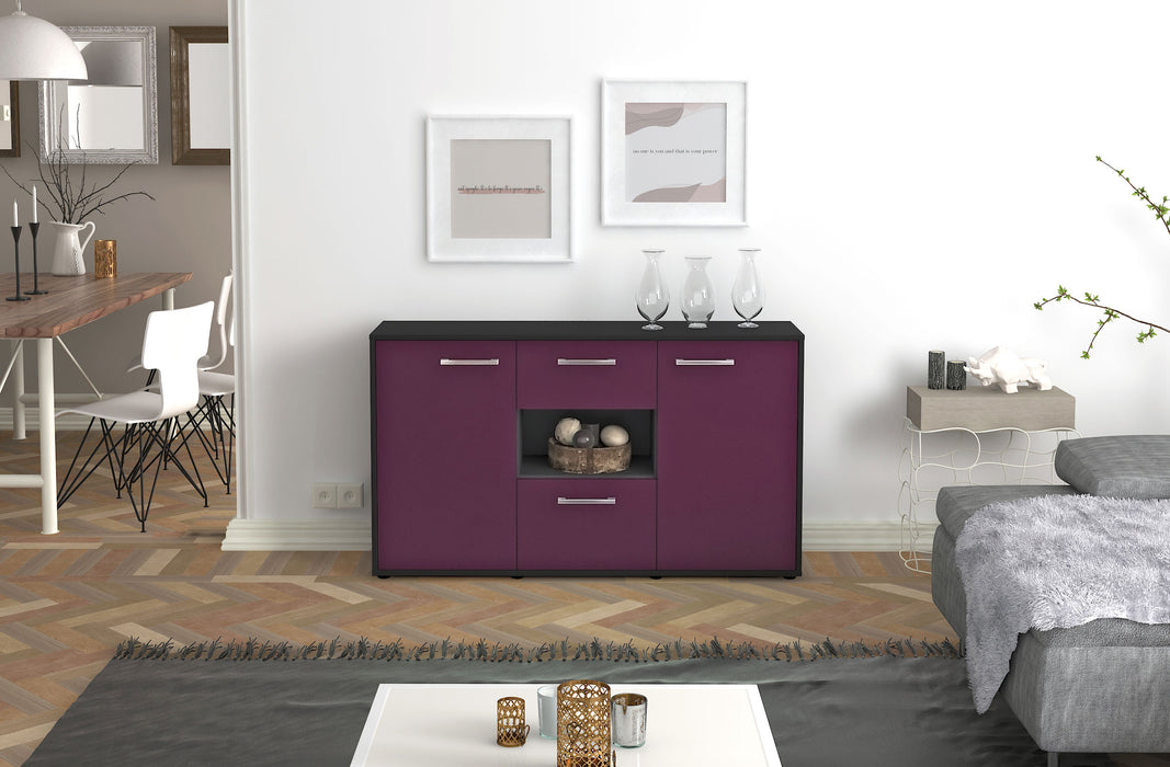 Sideboard Doriana, Lila Studio (136x79x35cm) - Dekati GmbH