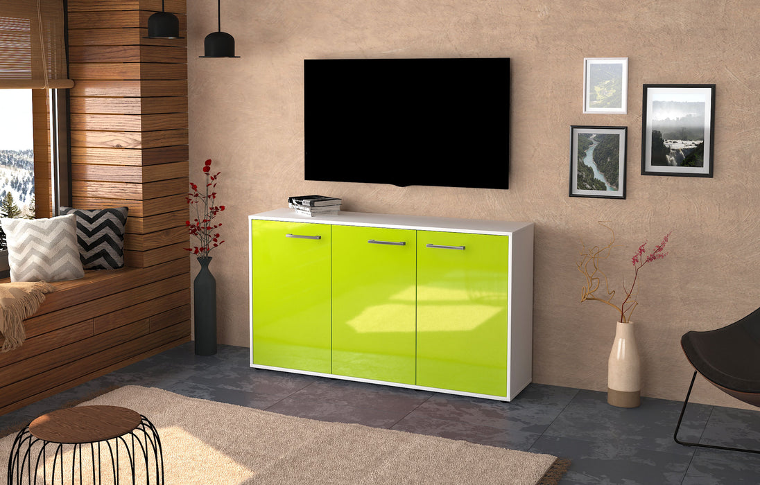 Sideboard Delia, Gruen Front ( 136x79x35cm) - Dekati GmbH