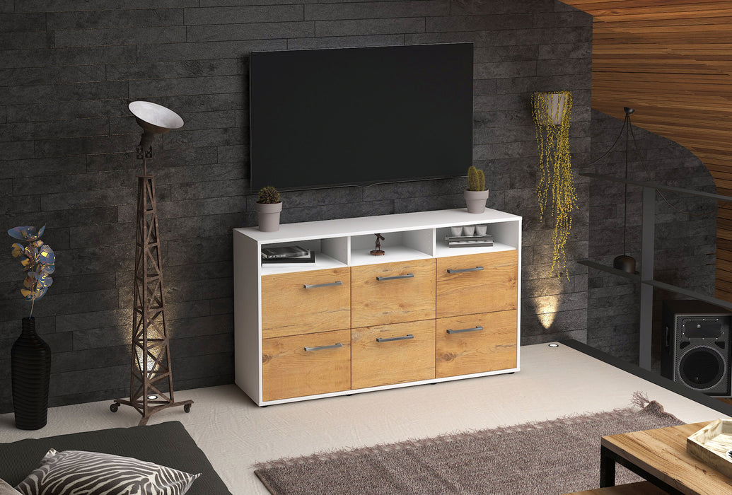 Sideboard Dilara, Eiche Front ( 136x79x35cm) - Dekati GmbH