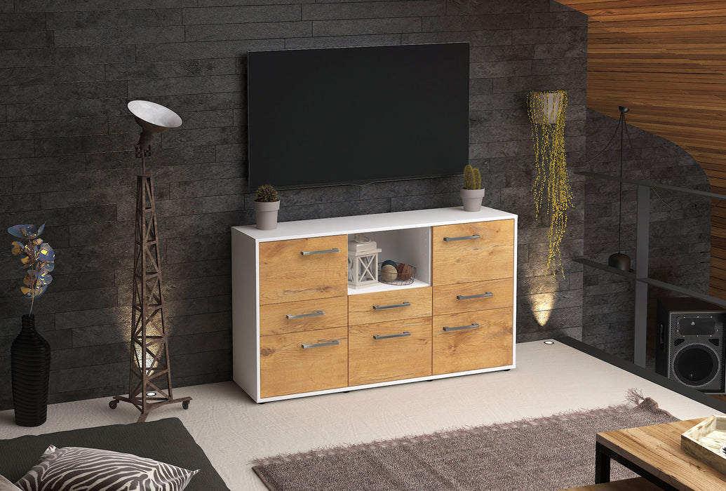 Sideboard Dominika, Eiche Front ( 136x79x35cm) - Dekati GmbH