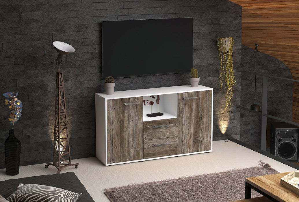 Sideboard Donika, Treibholz Front ( 136x79x35cm) - Dekati GmbH