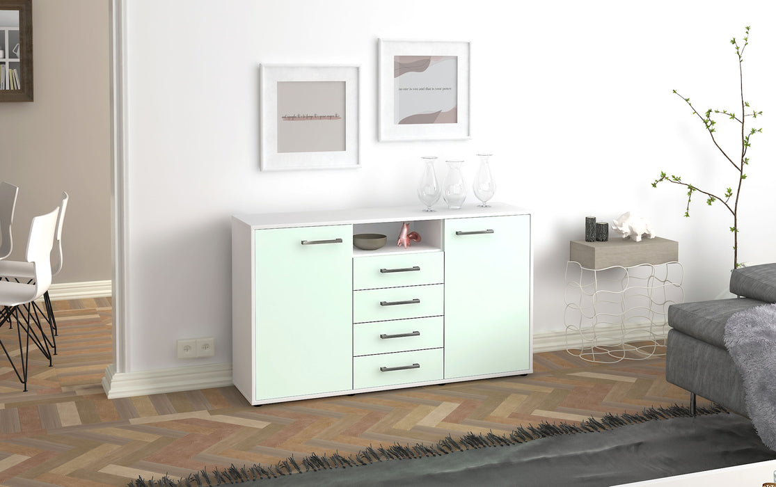 Sideboard Donnice, Mint Front ( 136x79x35cm) - Dekati GmbH