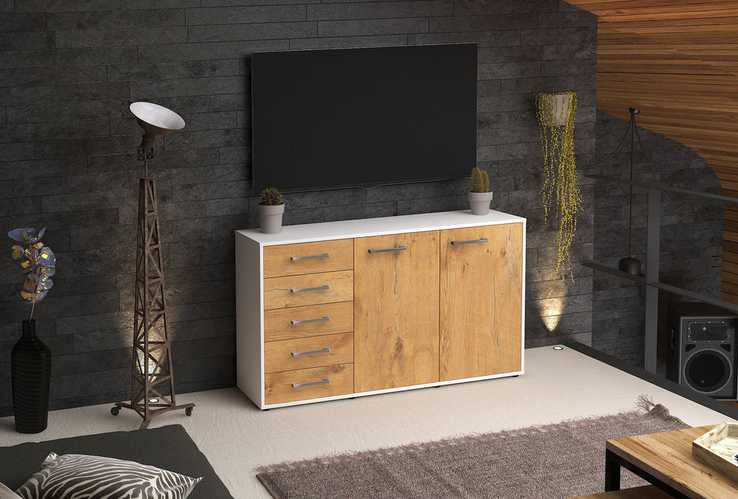 Sideboard Dorentina, Eiche Front ( 136x79x35cm) - Dekati GmbH