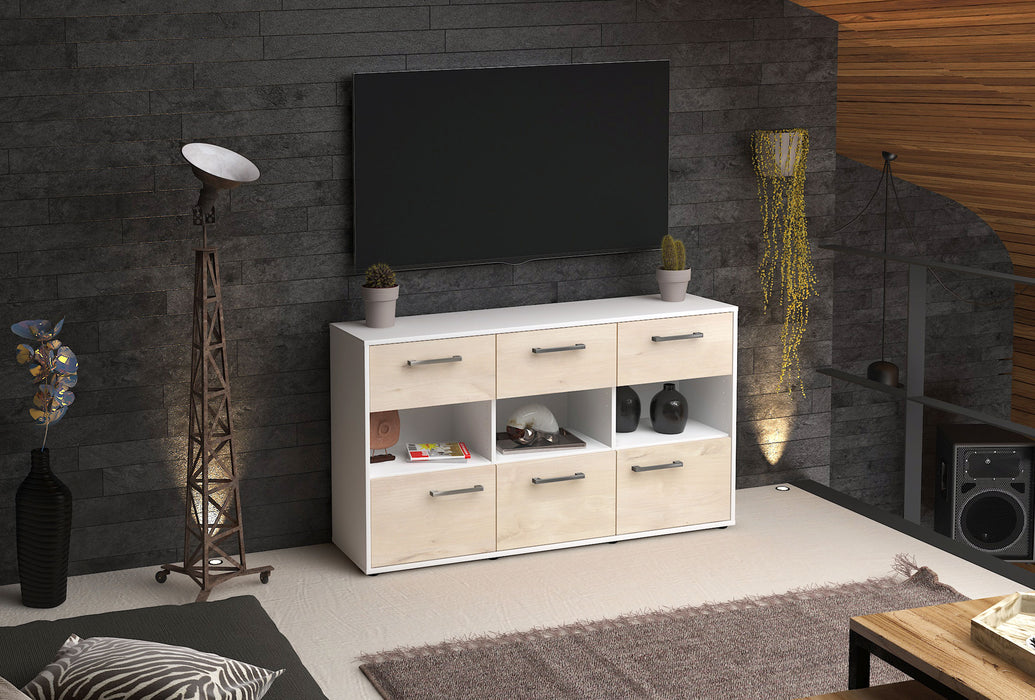 Sideboard Dorett, Zeder Front ( 136x79x35cm) - Dekati GmbH