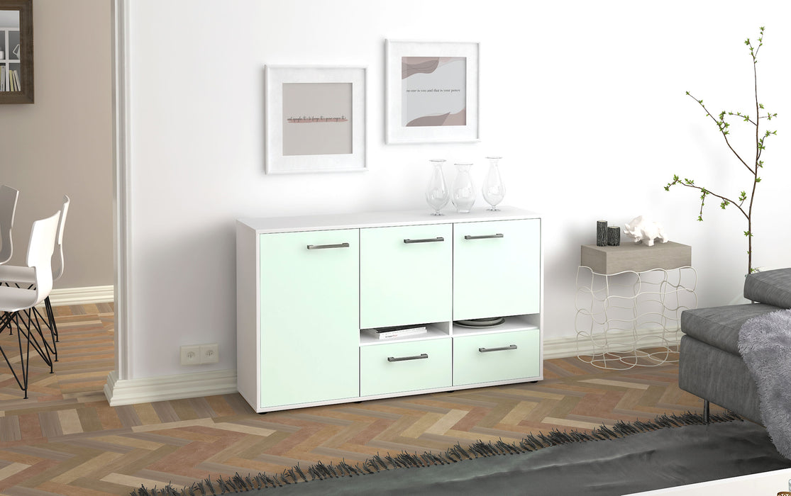 Sideboard Ebe, Mint Front ( 136x79x35cm) - Dekati GmbH