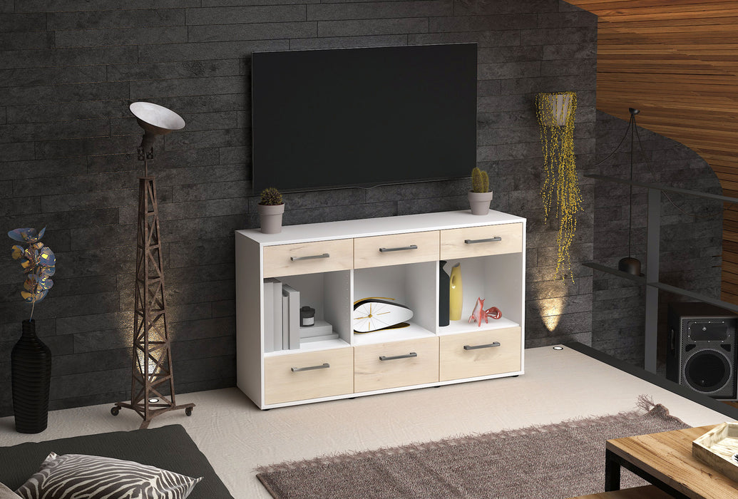 Sideboard Efisia, Zeder Front ( 136x79x35cm) - Dekati GmbH