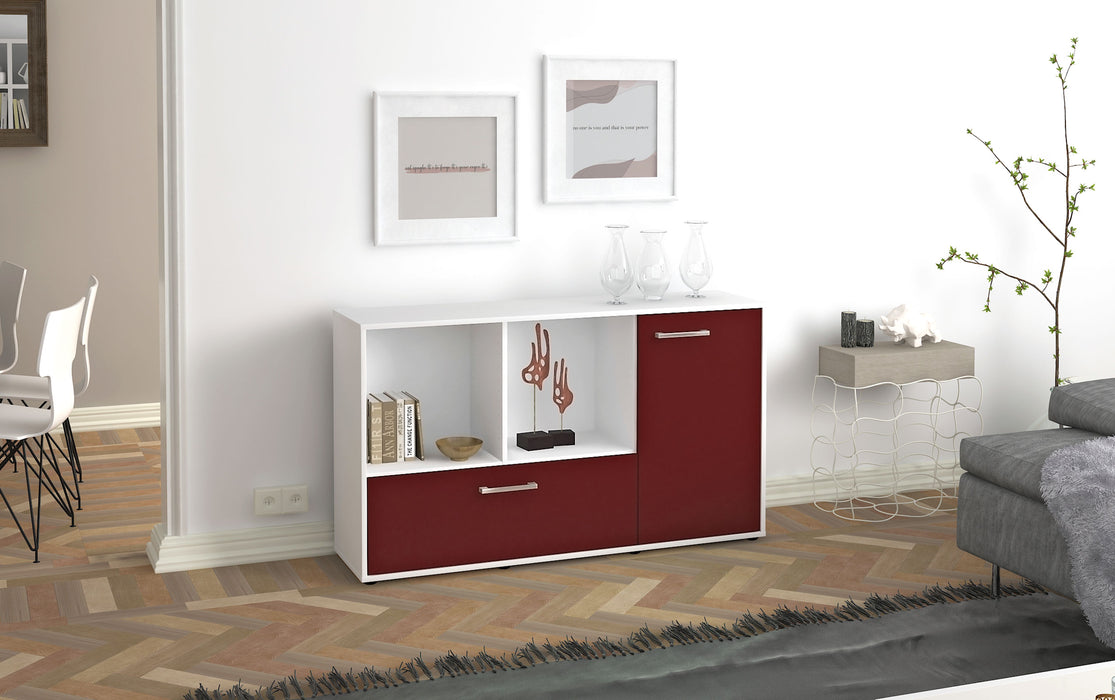 Sideboard Ela, Bordeaux Front ( 136x79x35cm) - Dekati GmbH