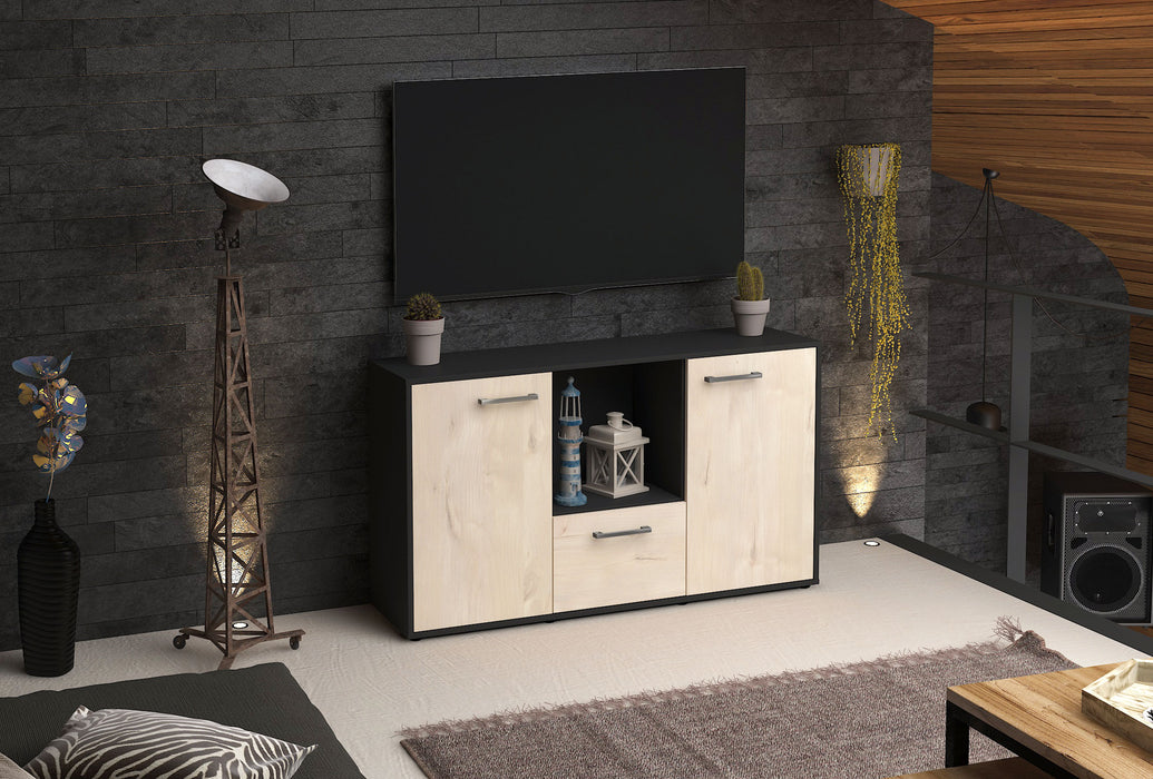 Sideboard Dhonna, Zeder Front (136x79x35cm) - Dekati GmbH