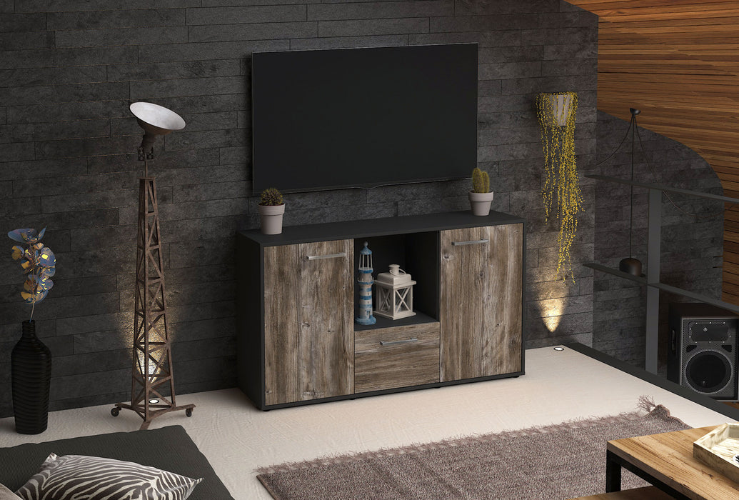 Sideboard Dhonna, Treibholz Front (136x79x35cm) - Dekati GmbH