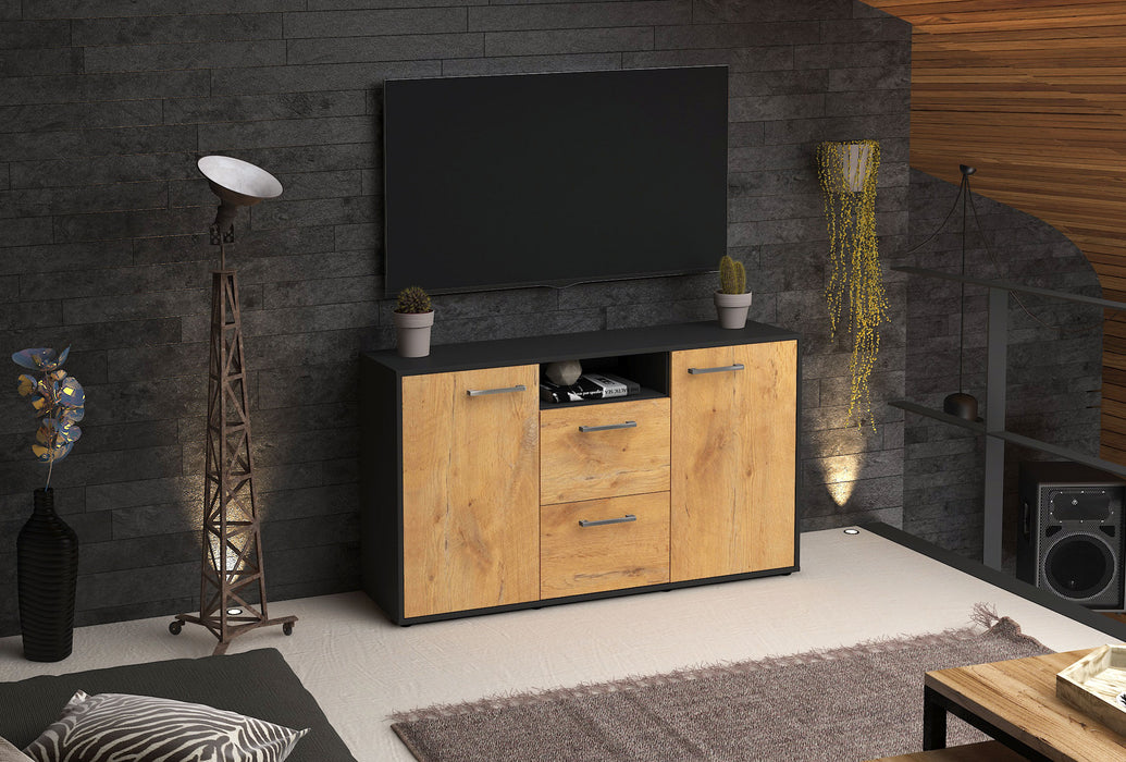 Sideboard Dimphi, Eiche Front (136x79x35cm) - Dekati GmbH