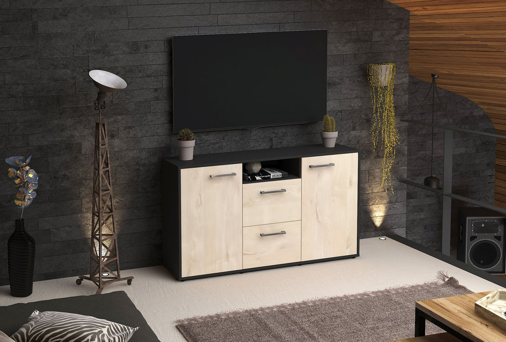 Sideboard Dimphi, Zeder Front (136x79x35cm) - Dekati GmbH