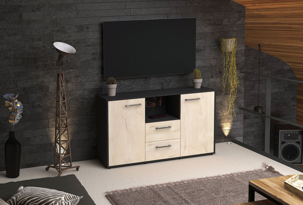 Sideboard Donika, Zeder Front (136x79x35cm) - Dekati GmbH