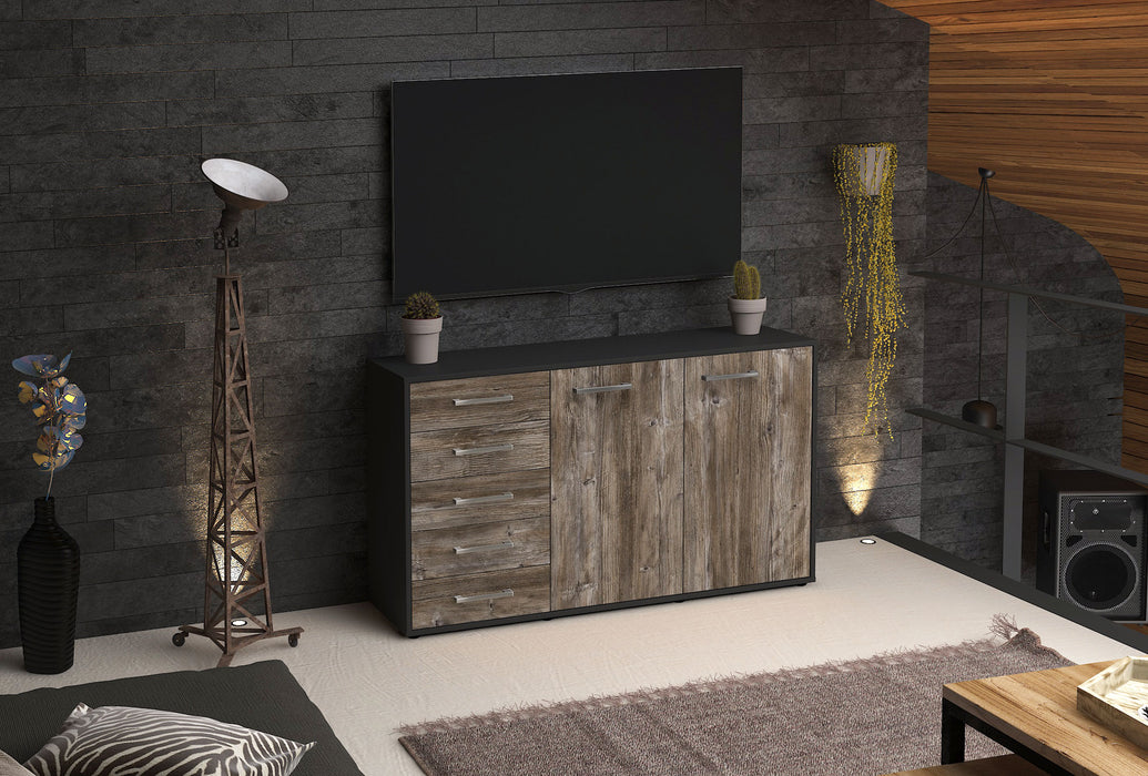 Sideboard Dorentina, Treibholz Front (136x79x35cm) - Dekati GmbH