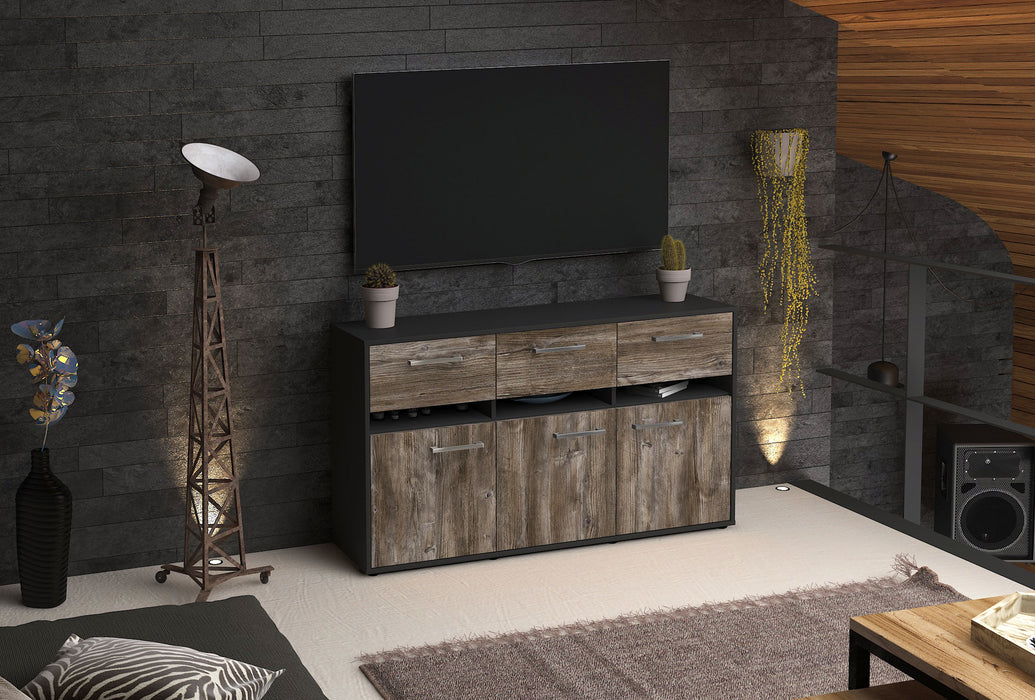 Sideboard Dorinde, Treibholz Front (136x79x35cm) - Dekati GmbH