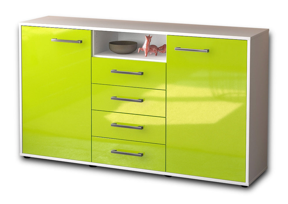 Sideboard Donnice, Gruen Seite ( 136x79x35cm) - Dekati GmbH