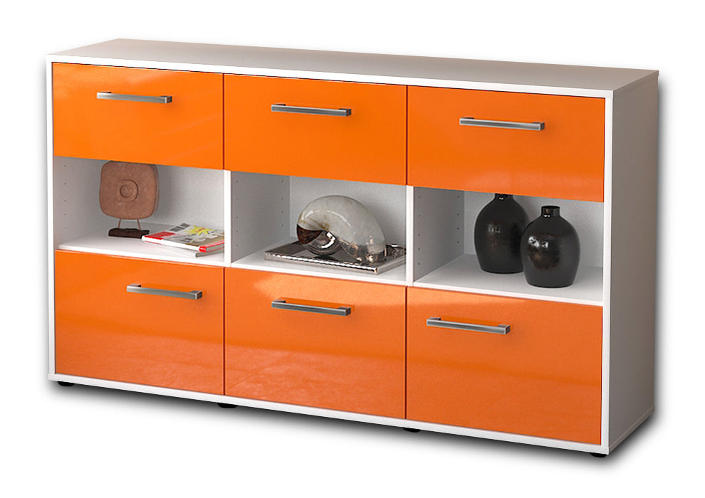 Sideboard Dorett, Orange Seite ( 136x79x35cm) - Dekati GmbH