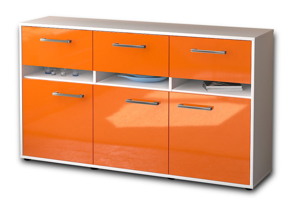 Sideboard Dorinde, Orange Seite ( 136x79x35cm) - Dekati GmbH