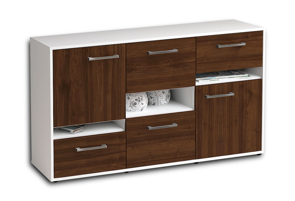 Sideboard Egizia, Walnuss Seite ( 136x79x35cm) - Dekati GmbH