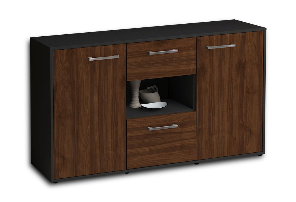 Sideboard Denise, Walnuss Seite (136x79x35cm) - Dekati GmbH