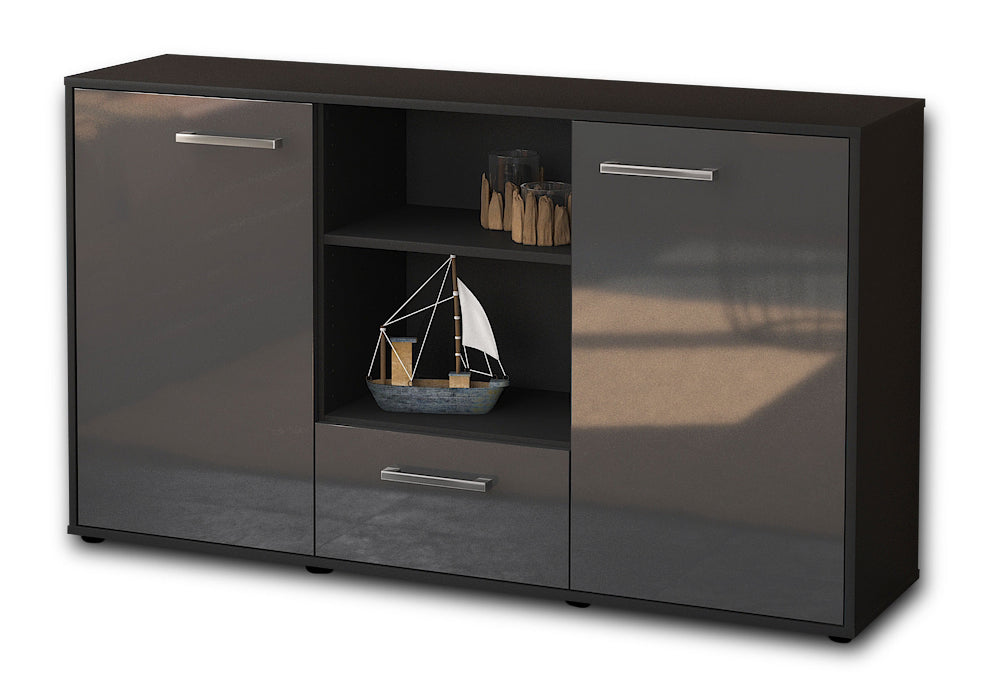 Sideboard Desideria, Grau Seite (136x79x35cm) - Dekati GmbH