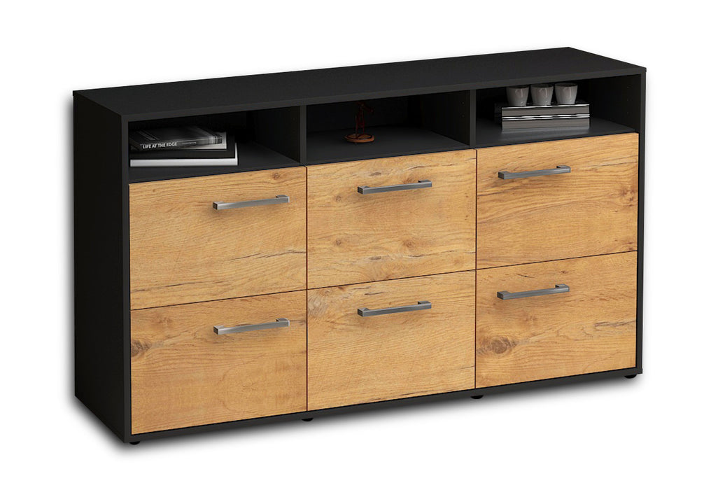 Sideboard Dilara, Eiche Seite (136x79x35cm) - Dekati GmbH