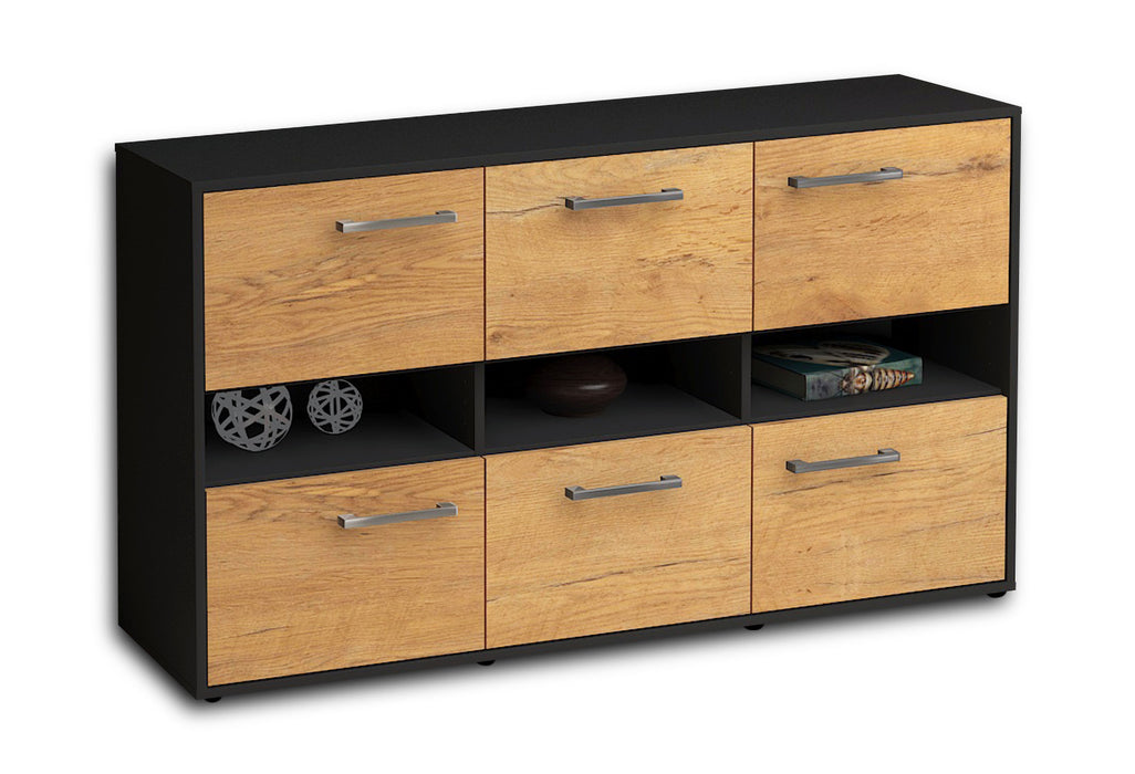 Sideboard Diletta, Eiche Seite (136x79x35cm) - Dekati GmbH