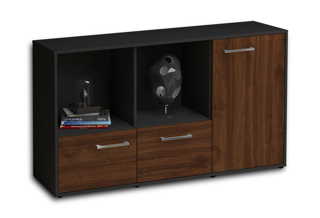 Sideboard Dolcia, Walnuss Seite (136x79x35cm) - Dekati GmbH