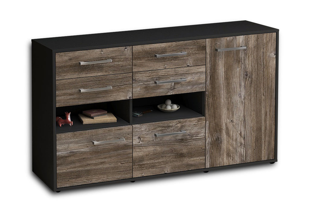 Sideboard Domi, Treibholz Seite (136x79x35cm) - Dekati GmbH