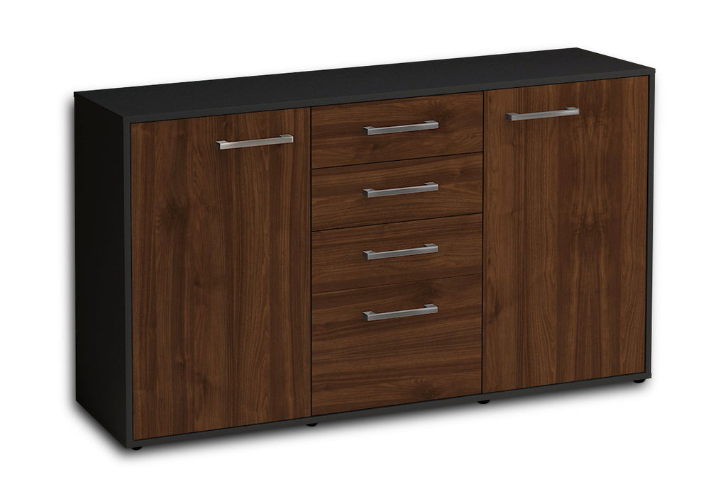 Sideboard Donatella, Walnuss Seite (136x79x35cm) - Dekati GmbH