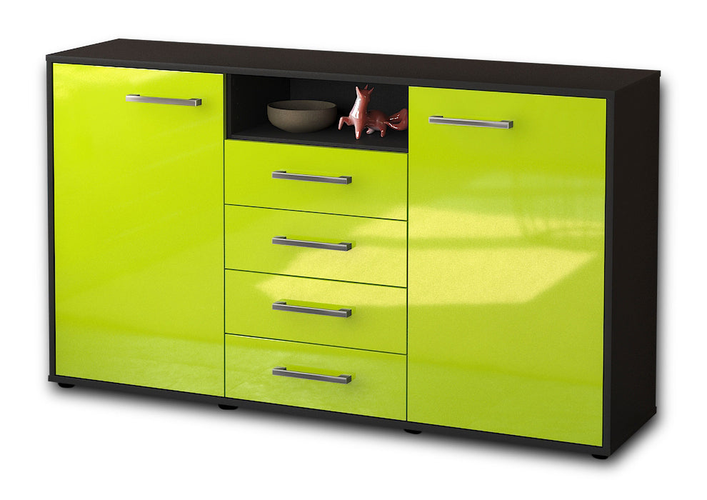 Sideboard Donnice, Gruen Seite (136x79x35cm) - Dekati GmbH