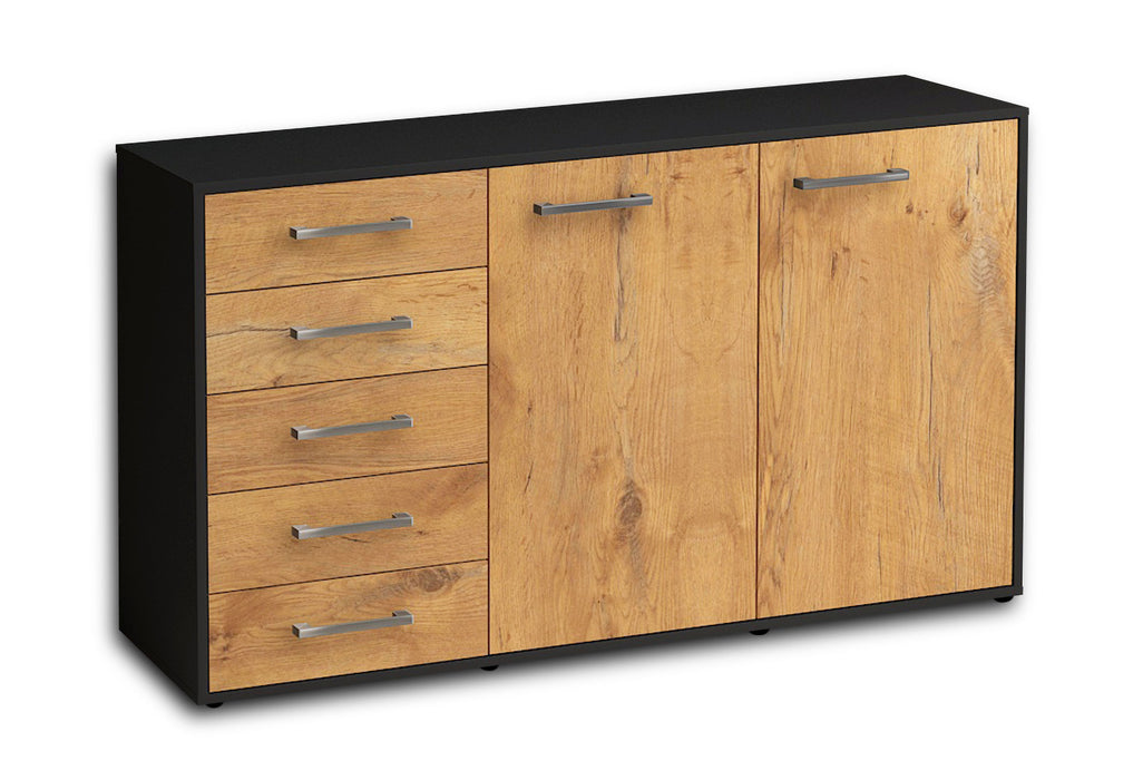 Sideboard Dorentina, Eiche Seite (136x79x35cm) - Dekati GmbH