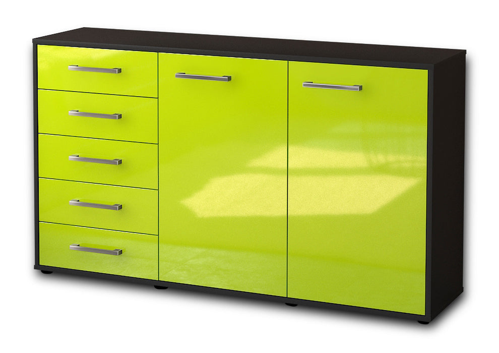 Sideboard Dorentina, Gruen Seite (136x79x35cm) - Dekati GmbH