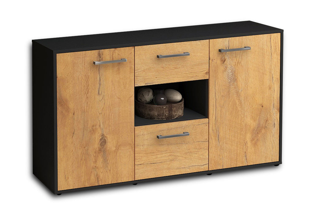 Sideboard Doriana, Eiche Seite (136x79x35cm) - Dekati GmbH