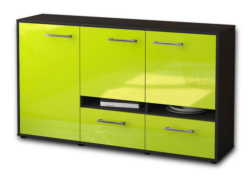 Sideboard Ebe, Gruen Seite (136x79x35cm) - Dekati GmbH