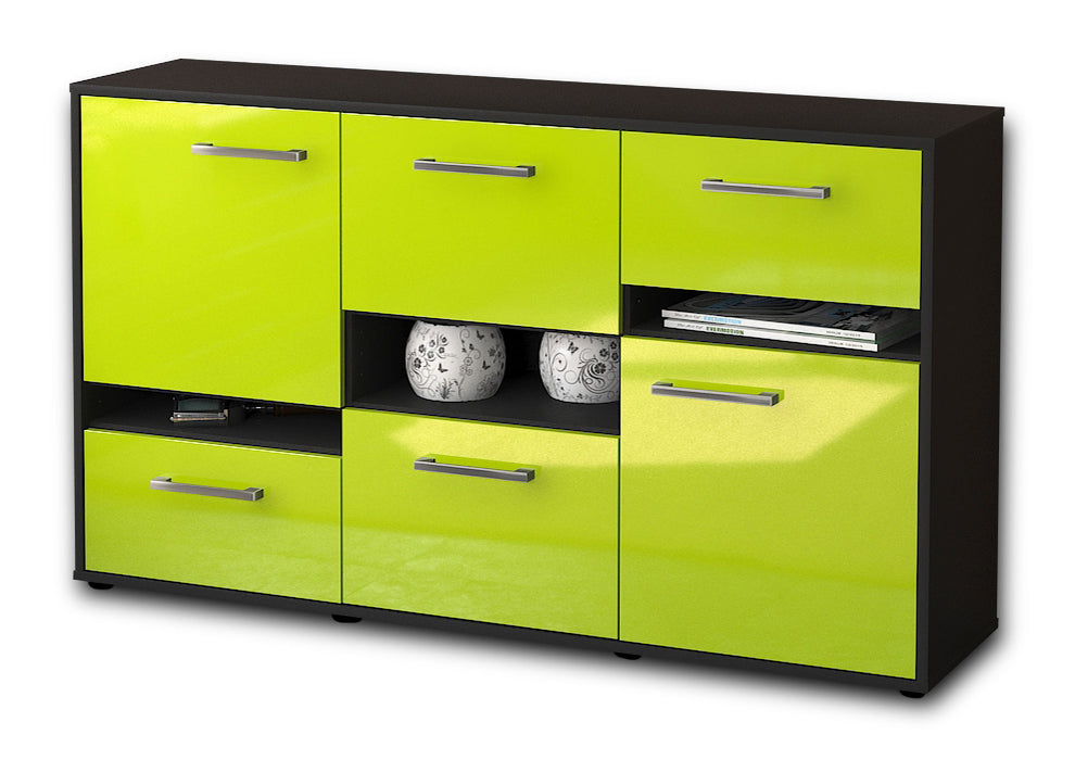 Sideboard Egizia, Gruen Seite (136x79x35cm) - Dekati GmbH