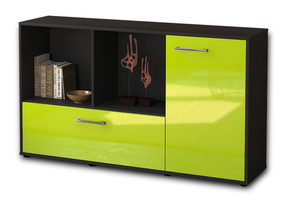 Sideboard Ela, Gruen Seite (136x79x35cm) - Dekati GmbH