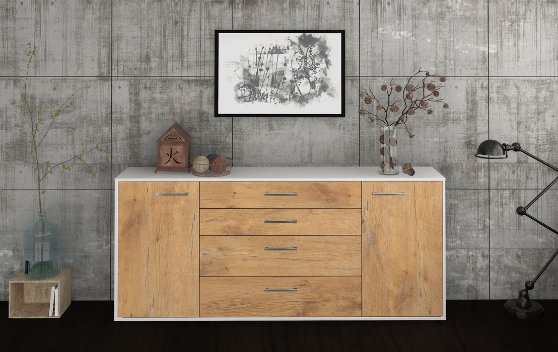 Sideboard Elettra, Eiche Studio (180x79x35cm) - Dekati GmbH