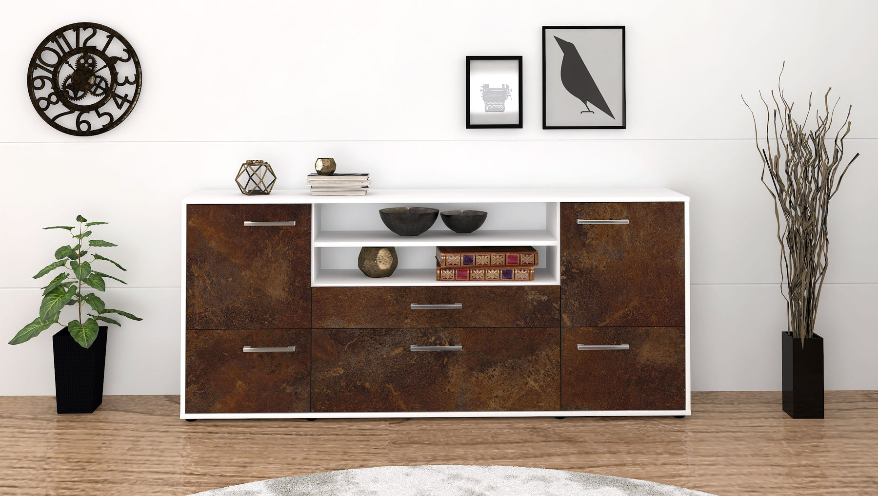 Sideboard Eluana, Rost Studio (180x79x35cm) - Dekati GmbH