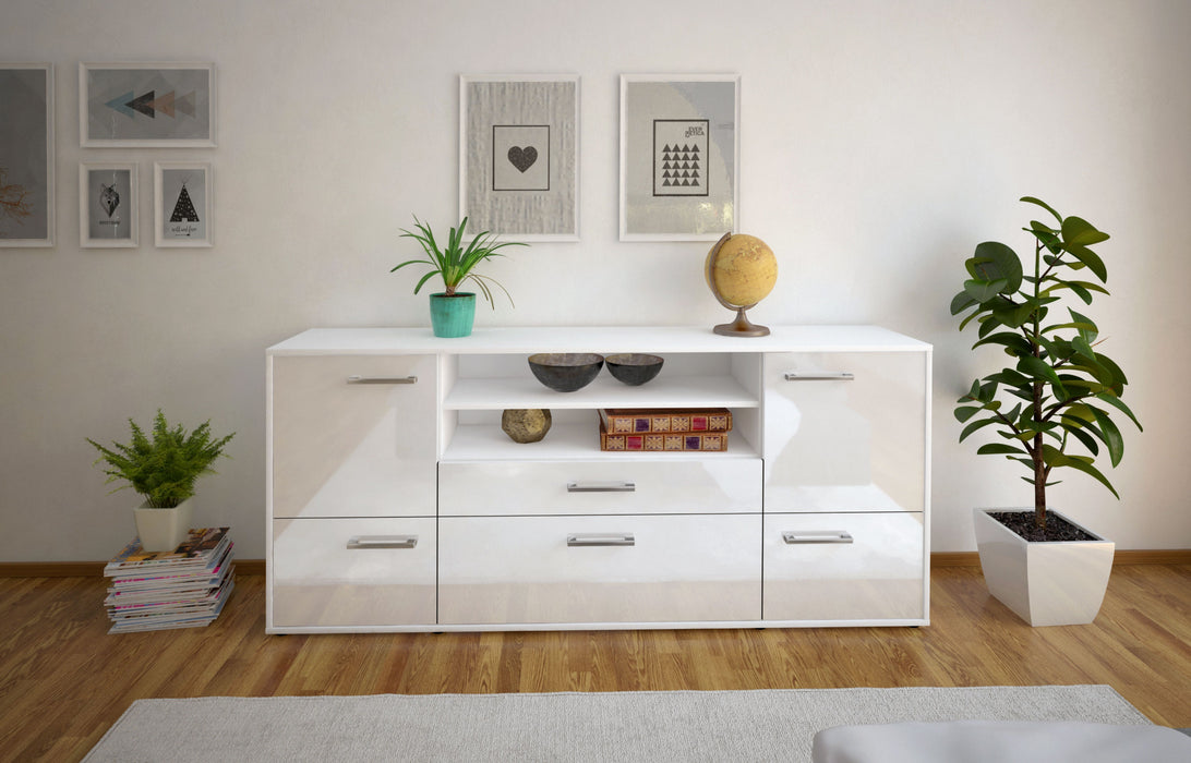 Sideboard Eluana, Weiß Studio (180x79x35cm) - Dekati GmbH