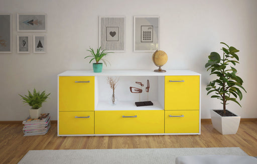 Sideboard Elvezia, Gelb Studio (180x79x35cm) - Dekati GmbH