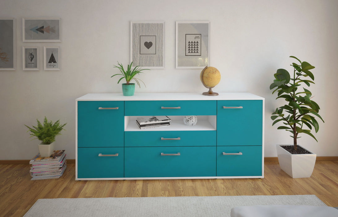 Sideboard Elvira, Tuerkis Studio (180x79x35cm) - Dekati GmbH