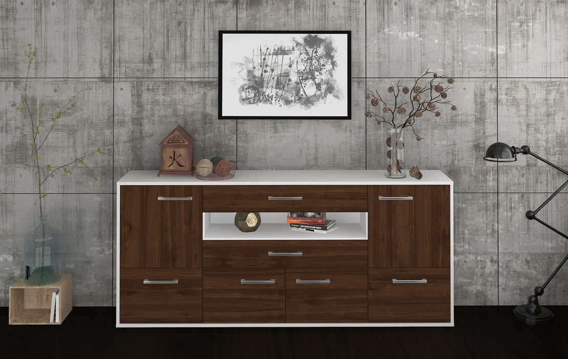 Sideboard Emely, Walnuss Studio (180x79x35cm) - Dekati GmbH