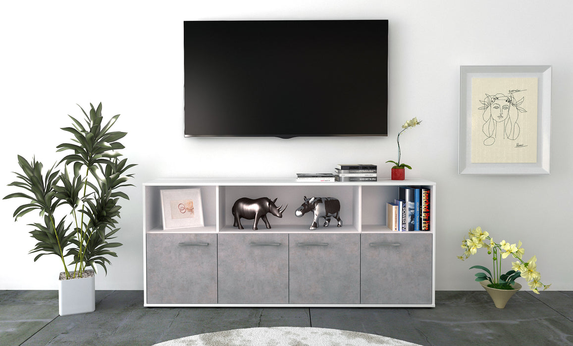 Sideboard Enrica, Beton Studio (180x79x35cm) - Dekati GmbH