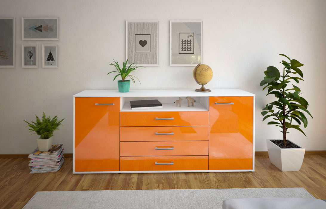 Sideboard Enzo, Orange Studio (180x79x35cm) - Dekati GmbH