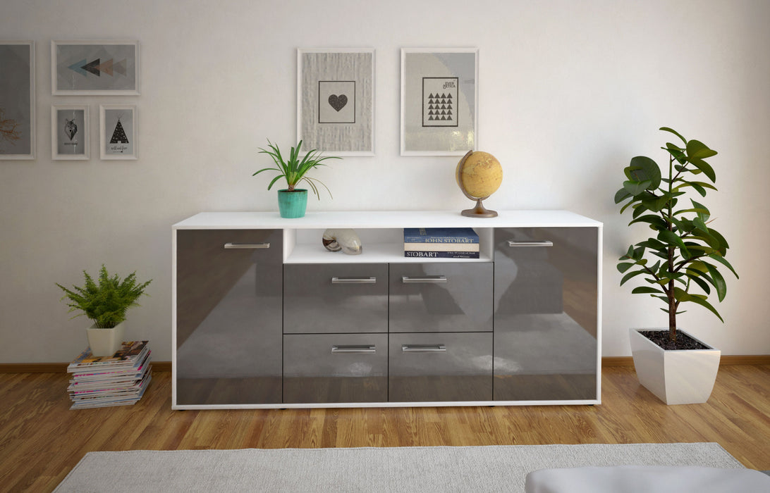 Sideboard Ephenia, Grau Studio (180x79x35cm) - Dekati GmbH