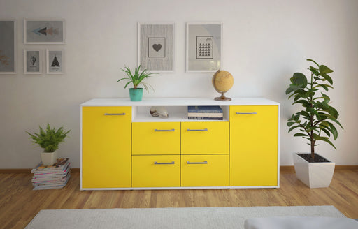 Sideboard Ephenia, Gelb Studio (180x79x35cm) - Dekati GmbH