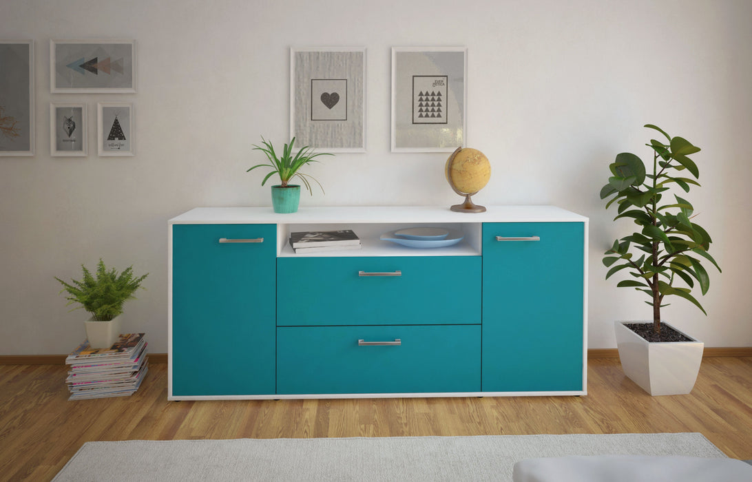 Sideboard Erina, Tuerkis Studio (180x79x35cm) - Dekati GmbH