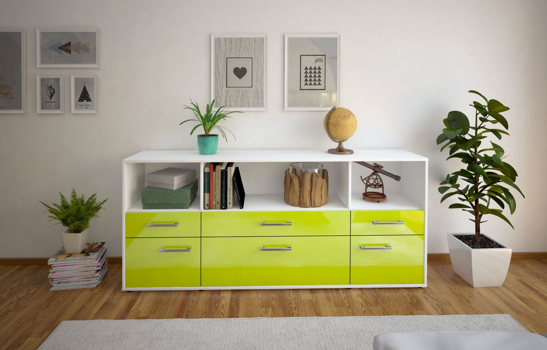 Sideboard Estella, Gruen Studio (180x79x35cm) - Dekati GmbH