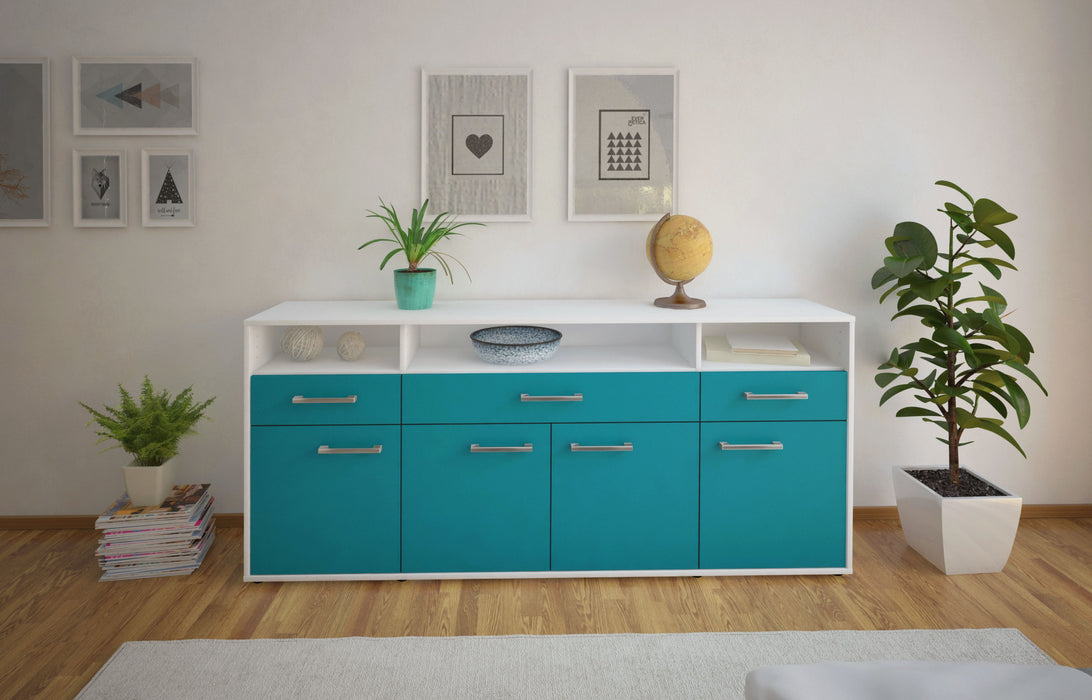 Sideboard Ezia, Tuerkis Studio (180x79x35cm) - Dekati GmbH